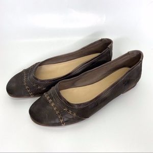 Bed Stu Flats. Brown Leather. Sz 8 1/2.